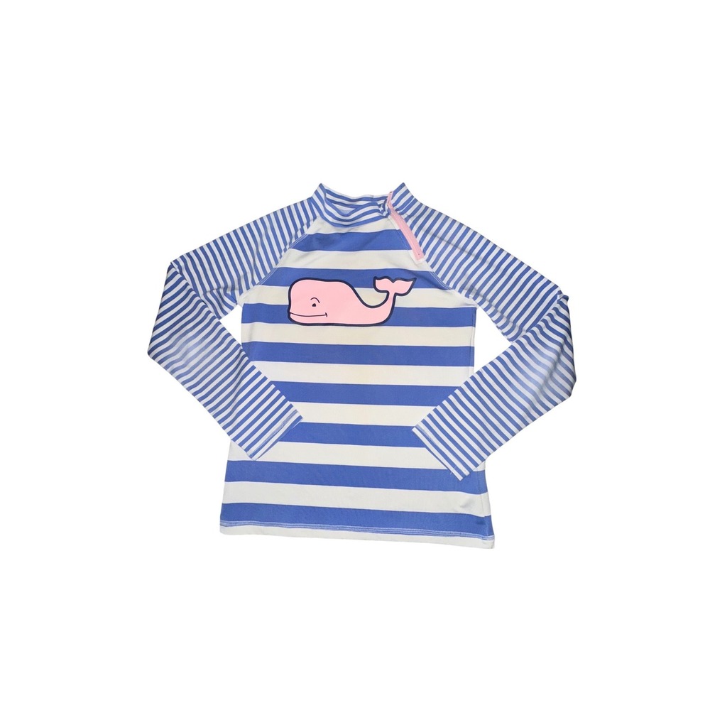 Vineyard Vines For Target Girls Swim Shirt Top Rash Guard Large (10/12) UPF 50